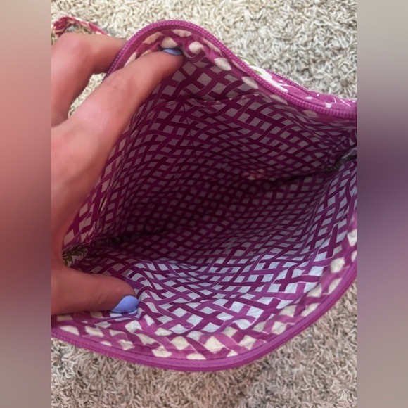 Vera Bradley Pink White and Green Crossbody - Picture 5 of 8